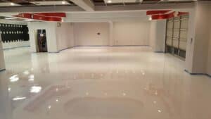 Commercial epoxy flooring finish in nwi