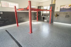 Epoxy Flooring Cost Analysis with Car Lift